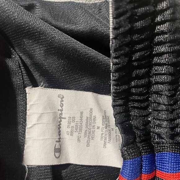 Champion Shorts Mens Sz Medium Basketball Black Athletic Workout Gym Drawstring - Picture 5 of 6